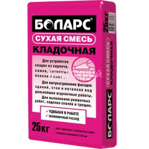 БОЛАРС Смесь сухая кладочная 25кг ― Оптовая продажа строительных материалов ТД "Одис"