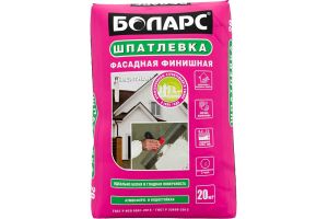 БОЛАРС Шпатлевка цементная ФАСАДНАЯ ФИНИШНАЯ 20кг ― Оптовая продажа строительных материалов ТД "Одис"