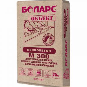 БОЛАРС Смесь сухая Пескобетон М 300 25кг ― Оптовая продажа строительных материалов ТД "Одис"