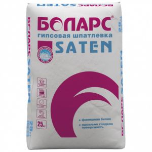 БОЛАРС Шпатлевка гипсовая SATEN 25кг ― Оптовая продажа строительных материалов ТД "Одис"