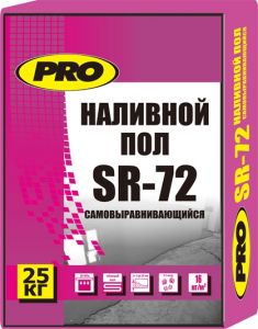 PRO SR-72 Наливной пол самовыравнивающийся 25кг ― Оптовая продажа строительных материалов ТД "Одис"