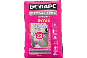 БОЛАРС Штукатурка гипсовая BASE 30кг ― Оптовая продажа строительных материалов ТД "Одис"