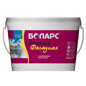 БОЛАРС Краска водно-дисперсионная ФАСАДНАЯ 7кг  ― Оптовая продажа строительных материалов ТД "Одис"