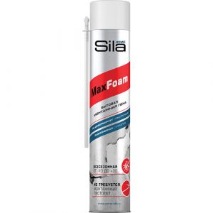SILA HOME MAX FOAM COMPACT, Пена монтажная всесезонная 400мл ― Оптовая продажа строительных материалов ТД "Одис"