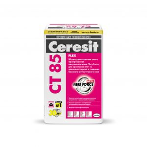 CERESIT CT85 Смесь штукатурно-клеевая для плит из пенополистирола 25кг ― Оптовая продажа строительных материалов ТД "Одис"