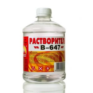 ВЕРШИНА Растворитель В-647 (ТУ 2319-001-71371272-2006) 0,5л ― Оптовая продажа строительных материалов ТД "Одис"
