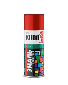 KUDO Краска аэрозольная KU-10045, 520мл бордовая ― Оптовая продажа строительных материалов ТД "Одис"