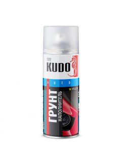 KUDO Грунт-наполнитель акриловый KU-2201, 520мл серый ― Оптовая продажа строительных материалов ТД "Одис"