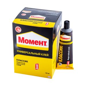 МОМЕНТ Клей универсальный 1 Классик 50мл в шоубоксе ― Оптовая продажа строительных материалов ТД "Одис"