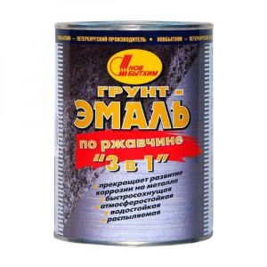 НБХ Грунт-эмаль по ржавчине 3 в1 красно-коричневая 1л ― Оптовая продажа строительных материалов ТД "Одис"