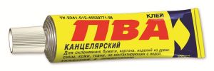 НБХ Клей ПВА канцелярский 45мл шоу-бокс ― Оптовая продажа строительных материалов ТД "Одис"