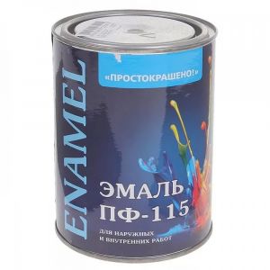 ПРОСТОКРАШЕНО Эмаль ПФ-115 универсальная алкидная сиреневая 2,7кг ― Оптовая продажа строительных материалов ТД "Одис"