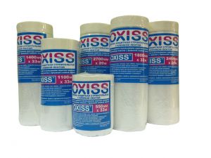 Пленка защитная строительная с клейкой лентой OXISS 1,4х33м ― Оптовая продажа строительных материалов ТД "Одис"