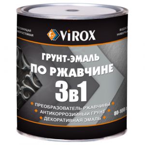 VIROX Грунт-эмаль по ржавчине 3 в1 синяя 2,7кг ― Оптовая продажа строительных материалов ТД "Одис"