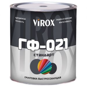 VIROX Грунт ГФ-021 СТАНДАРТ серый 10кг ― Оптовая продажа строительных материалов ТД "Одис"