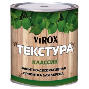 VIROX Защитно-декоративная пропитка для дерева ТЕКСТУРА КЛАССИК дуб (3л/2кг) ― Оптовая продажа строительных материалов ТД "Одис"