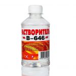 ВЕРШИНА Растворитель В-646 (ТУ 2319-001-71371272-2006) 0,5л