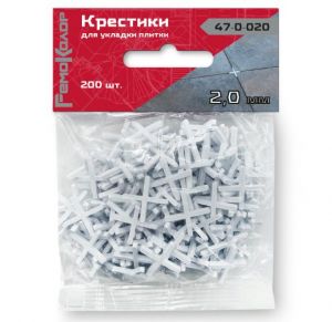 Крестики пластиковые для укладки плитки, 2,0мм 200шт, (уп.) ― Оптовая продажа строительных материалов ТД "Одис"