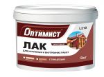 ОПТИМИСТ L210 Лак акриловый глянцевый для наружных и внутренних работ 3кг