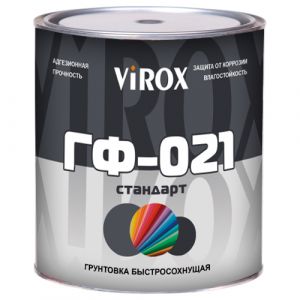 VIROX Грунт ГФ-021 СТАНДАРТ красно-коричневый 0,9кг ― Оптовая продажа строительных материалов ТД "Одис"