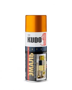 KUDO Краска аэрозольная металлик KU-1033, 520мл хром зеркальный ― Оптовая продажа строительных материалов ТД "Одис"