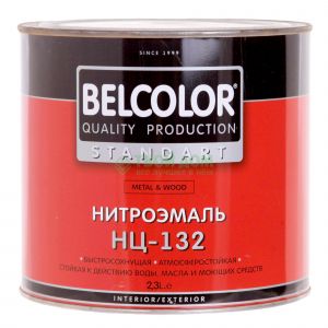 BELCOLOR Эмаль НЦ-132 коричневая 1,7кг  ― Оптовая продажа строительных материалов ТД "Одис"