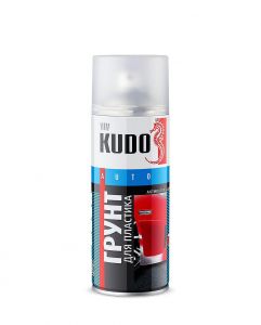 KUDO Грунт аэрозольный для пластика (активатор адгезии) KU-6000, 520мл прозрачный ― Оптовая продажа строительных материалов ТД "Одис"